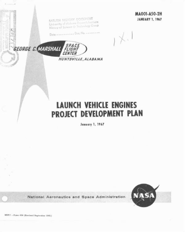 Launch Vehicle Engines Project Development Plan